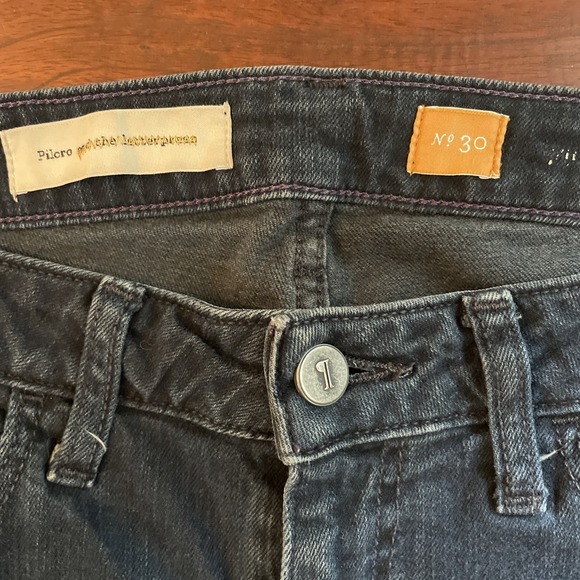 anthropologie Pilcro Jeans Women's Size 30 Straight Leg Dark Wash Inseam 34 - Picture 3 of 5